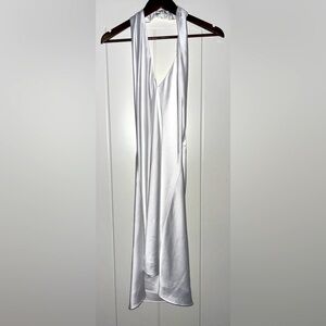 Show Me Your‎ MuMu Luxe Satin Halter Slip Mini Dress Women XL NEW Bridal Shower